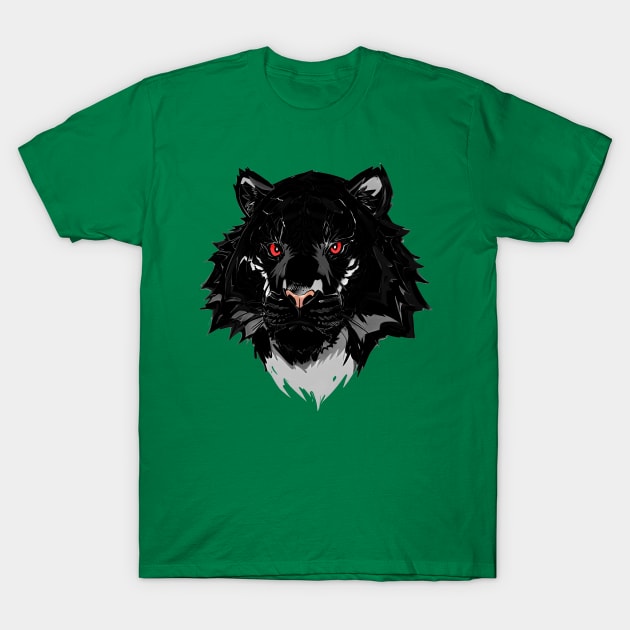 Red-Eyes Black Tiger T-Shirt by SDAIUser